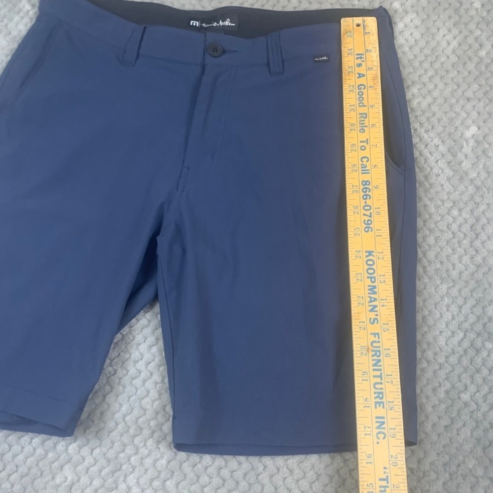 TravisMathew Beck Golf Shorts‎ Mens 34 Navy Blue Stretch Performance - Picture 4 of 8
